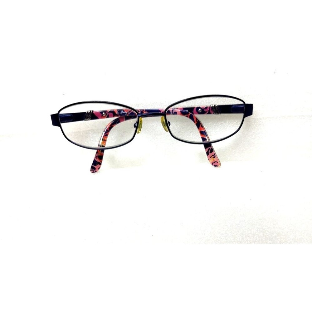 Vera Bradley Glenda S Oval Eyeglasses Frames 53-17-135 Katalina Pink BreastCance